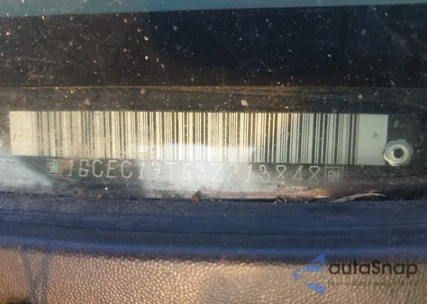 2003 Chevrolet Silverado 1500 Lt from USA, damaged, VIN 1GCEC19T53Z213848